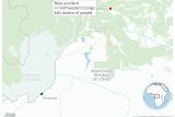 Boat capsizes in Congo, killing at least 86, most of them students