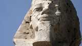 Egypt unveils newly restored statues of Amenhotep III in Luxor