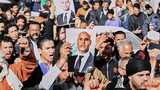 Hundreds of Libyans show support for slain son of Muammar Gaddafi