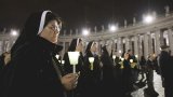 Thousands gather outside the Vatican to pray for Pope Francis' health