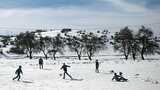 Snow blankets Morocco's High Atlas region as cold front moves in