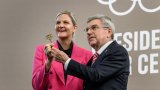 Kirsty Coventry begins her IOC presidency as outgoing Bach says Olympic body in ‘best of hands’
