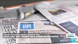 Trade tensions rise as U.S. targets South Africa