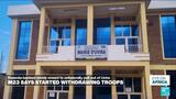 M23 says started withdrawing troops from key DR Congo city