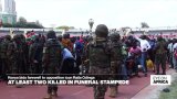 Stampede at funeral of Kenya's former PM Odinga kills two