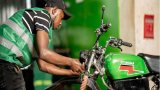 The Kenyan teacher using laptop batteries to power motorbikes