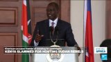 Kenya slammed for hosting Sudan rebels' government declaration