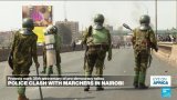 Kenyan police clash with protesters in Nairobi
